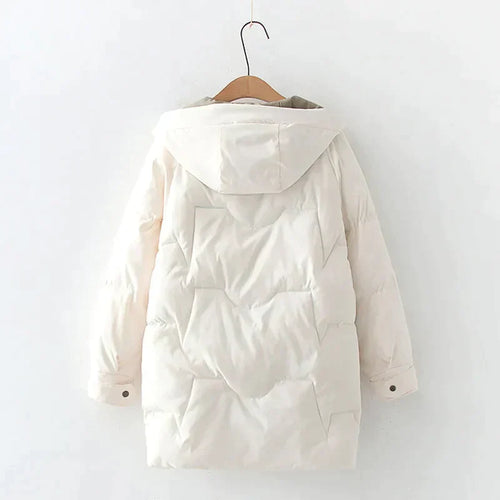 EB | Kapuzen Lockere Baumwolljacke