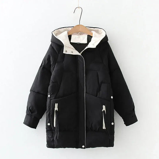 EB | Kapuzen Lockere Baumwolljacke