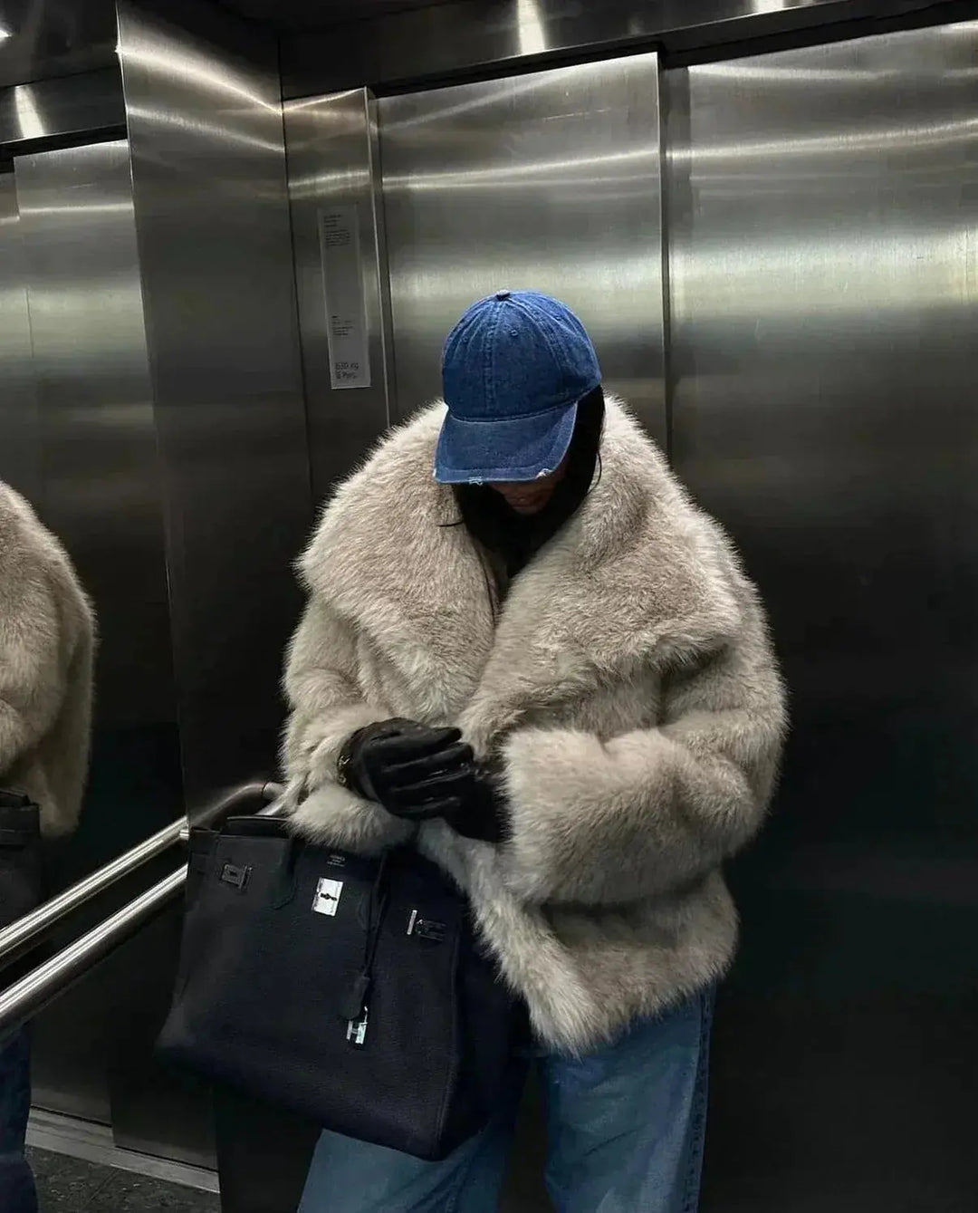 EB | Luxuriöse Kunstfell Jacke Stilvoll, Kuschelig und Zeitlos