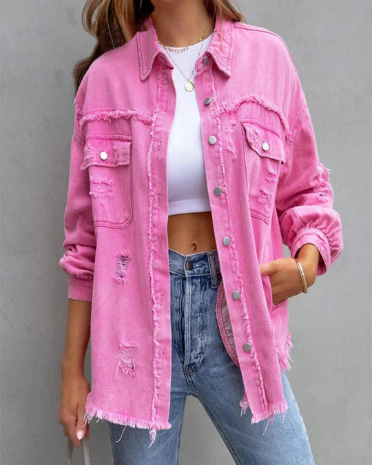 EB | Torn Denimjacke