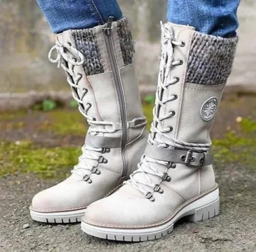 EB | Wasserdichte Knie-Schneestiefel für Frauen