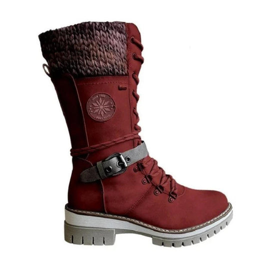 EB | Wasserdichte Knie-Schneestiefel für Frauen