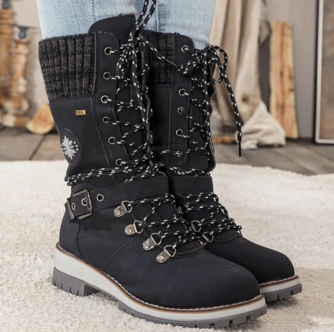 EB | Wasserdichte Knie-Schneestiefel für Frauen