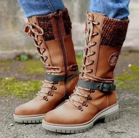 EB | Wasserdichte Knie-Schneestiefel für Frauen