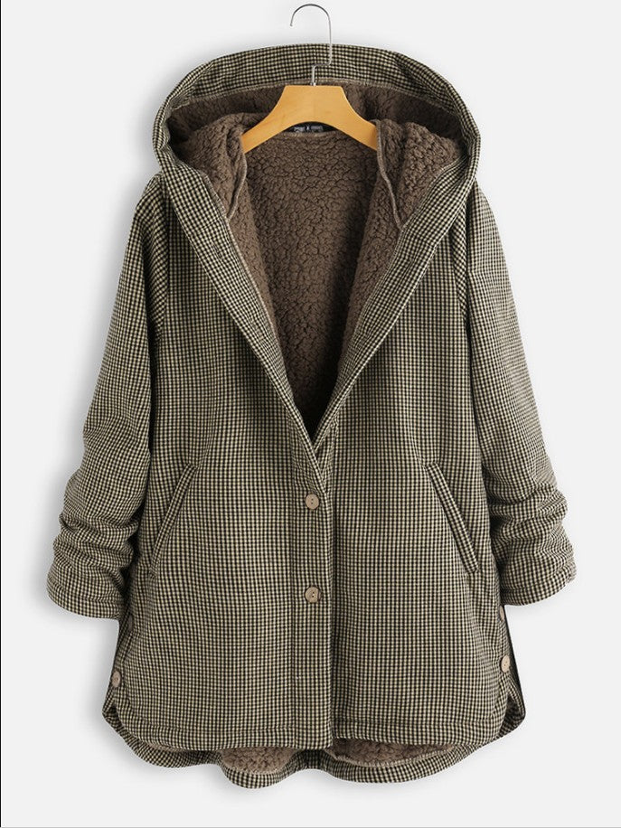 EB | Kapuzenpullover Jacke Fleece Gefüttert