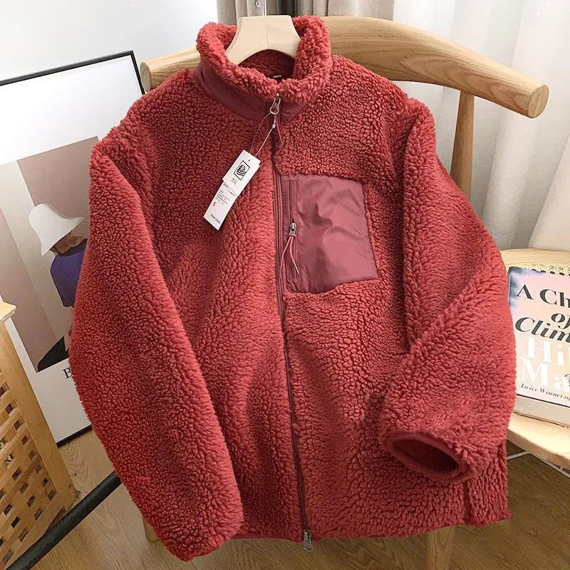 EB | Herren Full-Zip Jacke - Texturierte Oberfläche mit Reißverschluss-Brusttasche