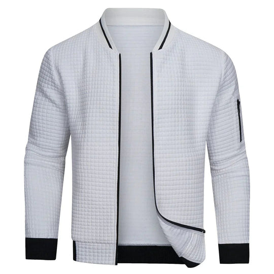 EB | Moderner gemütlicher Halbreißverschluss-Pullover im zeitgenössischen Stil