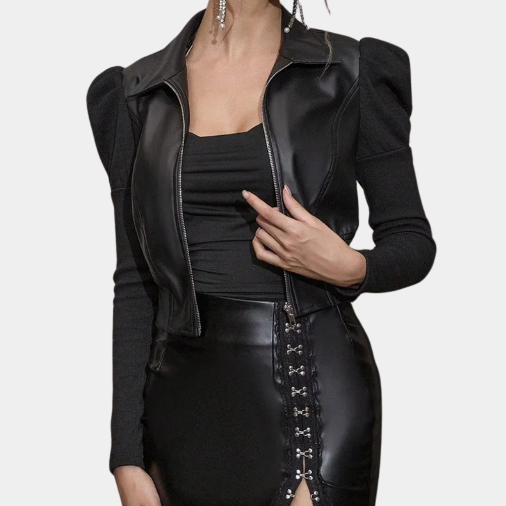 EB | Stilvolle Abgeschnittene Herbstjacke für Damen