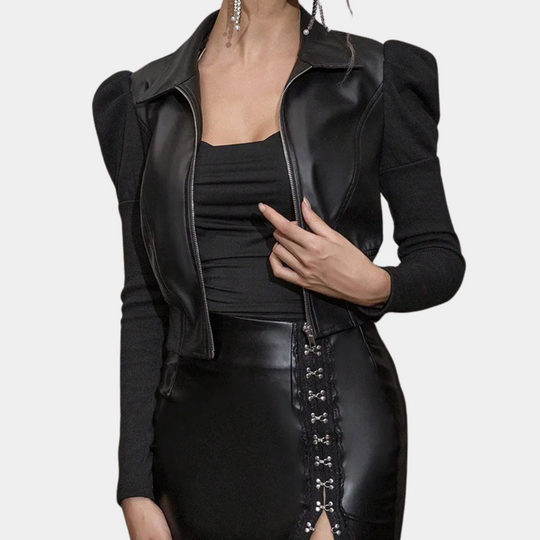 EB | Stilvolle Abgeschnittene Herbstjacke für Damen