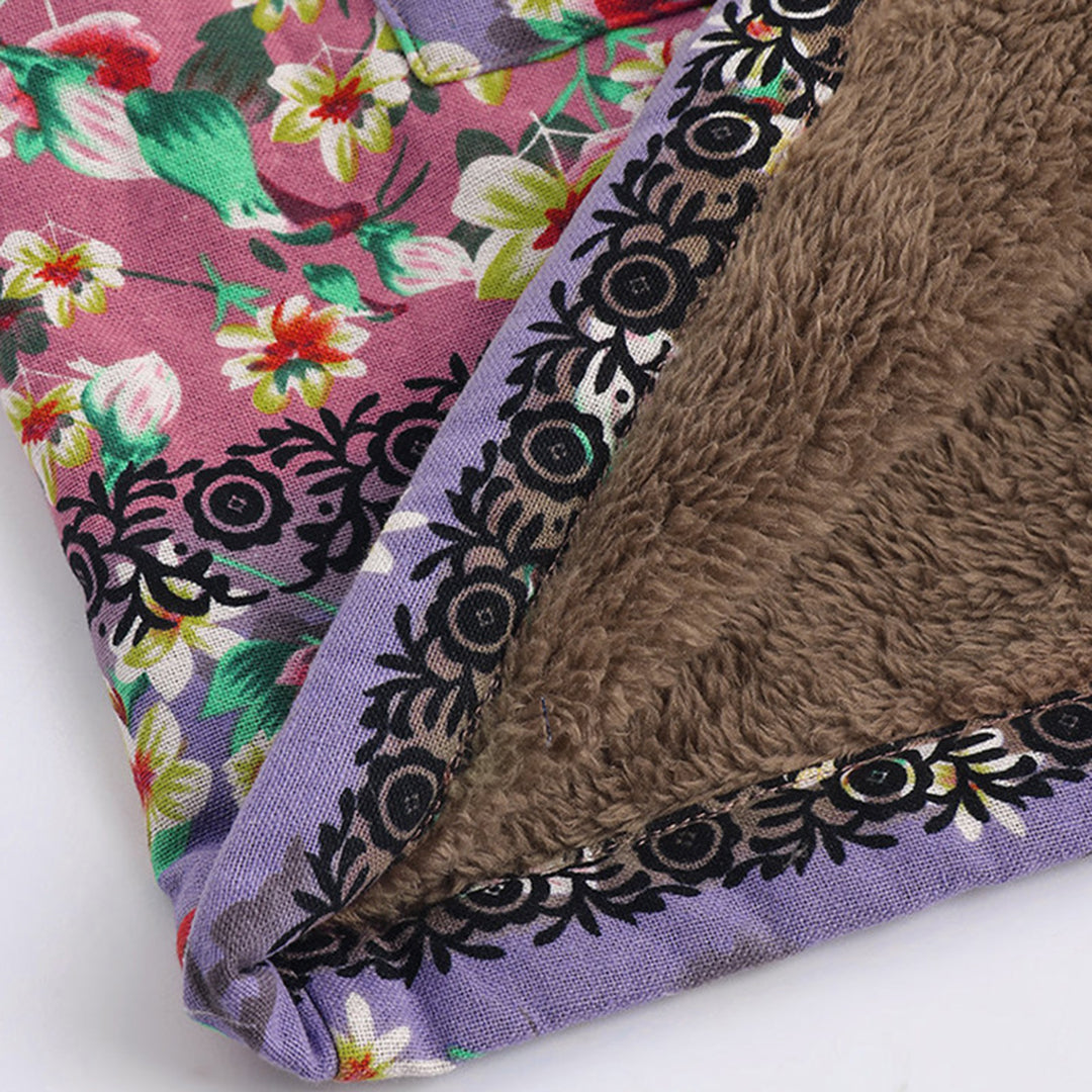 EB | Langer Damen Teddy Mantel mit Kapuze