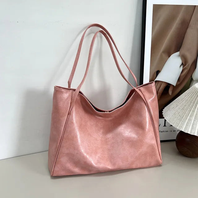 EB | Edle Lederhandtasche In Bordeaux Farbto