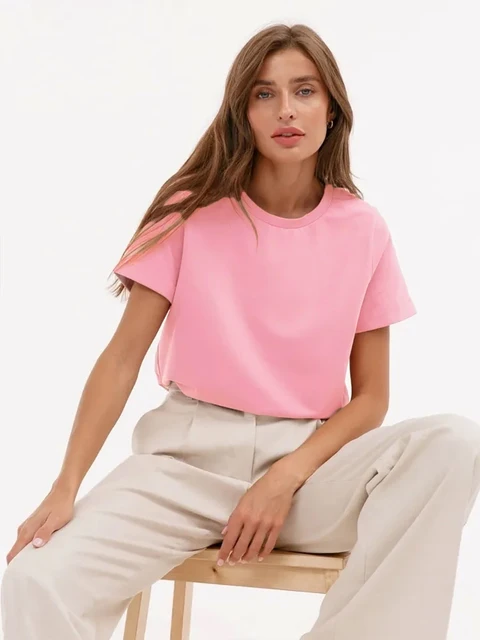 EB | Damen-T-Shirt Aus 100% Baumwolle