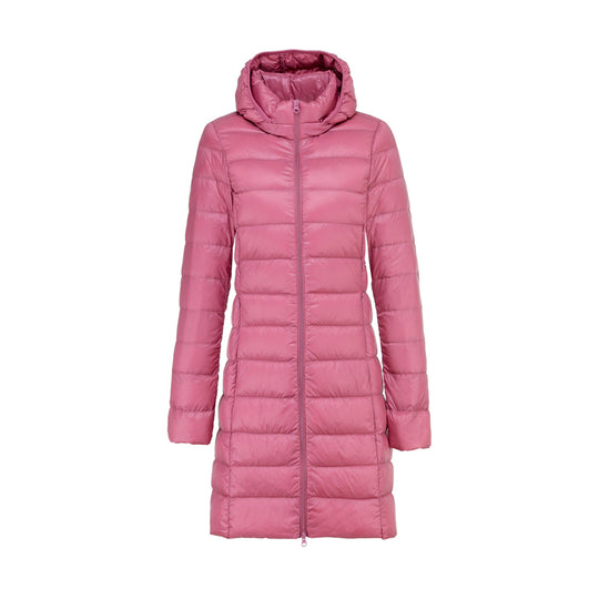EB | Steppjacke mit Kapuze für Damen - Lang