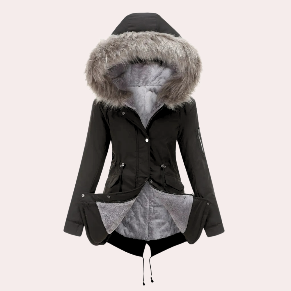 EB | Winter Parka Jacke mit Kapuze für Damen