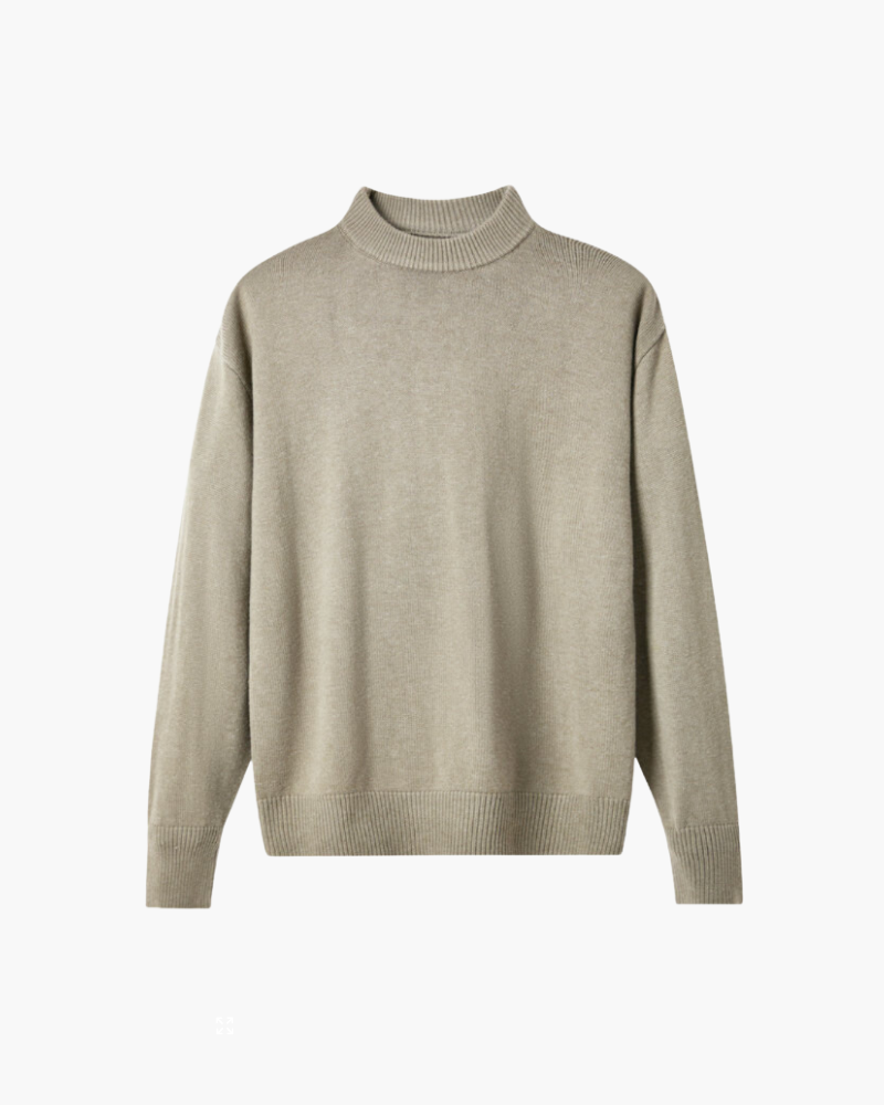 EB | Herren Shirt Aus Wolle mit Hohem Ausschnitt