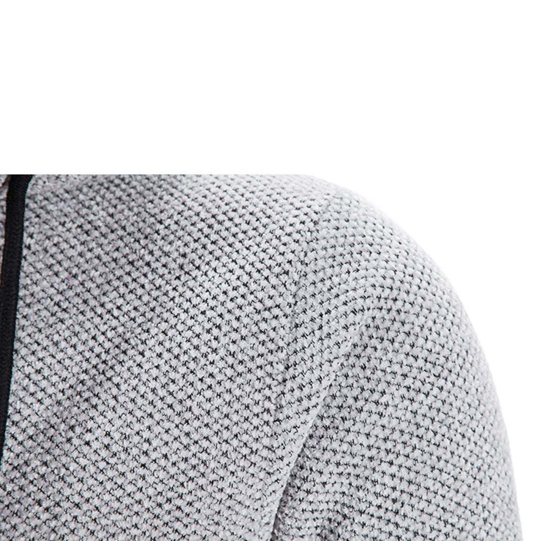 EB | Jacke Mittellang Reißverschluss mit Kapuze Warm und Bequem