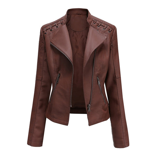 EB | Elani Trendy Lederjacke für Frauen