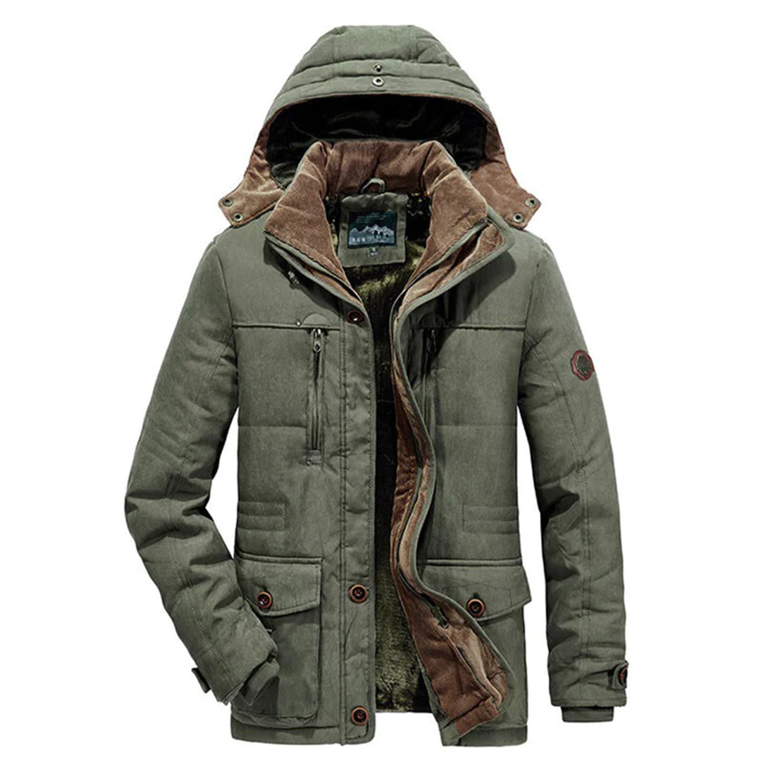 EB | Herren Winterjacke – Parka-Stil mit Kapuze