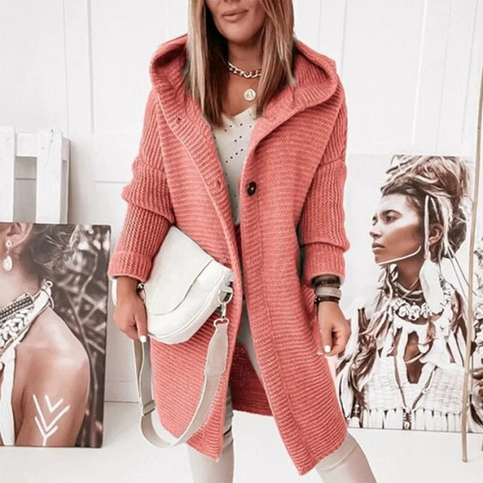 EB | Kapuzenmantel Lässig Moderner Stil Ideal für den Winter