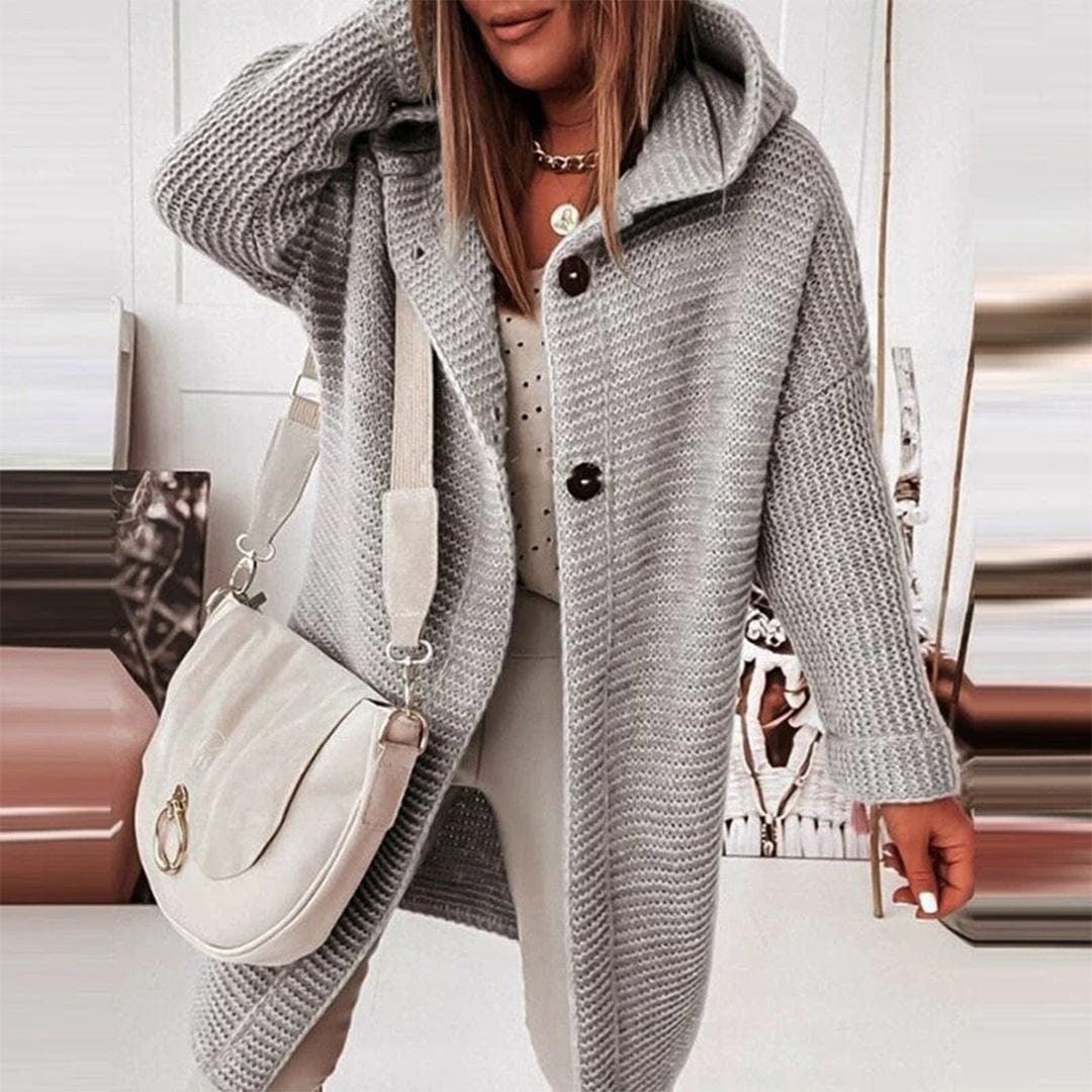 EB | Kapuzenmantel Lässig Moderner Stil Ideal für den Winter