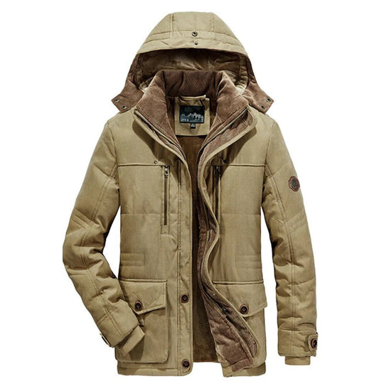EB | Herren Winterjacke – Parka-Stil mit Kapuze