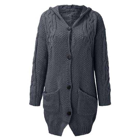 EB | Kapuzenmantel Lässig Moderner Stil Ideal für den Winter