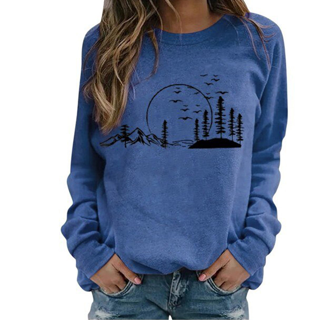 EB | Sweatshirt - Gemütliches von der Natur inspiriertes Grafik-Sweatshirt