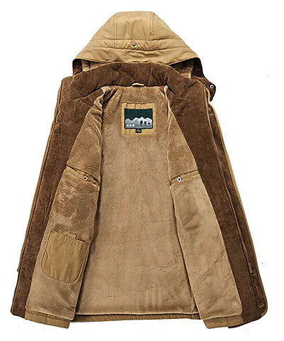 EB | Herren Winterjacke – Parka-Stil mit Kapuze