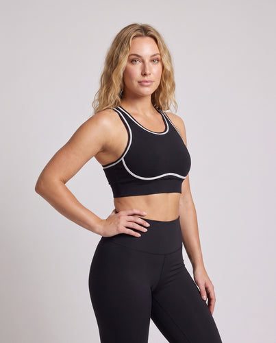 Damen Sport-BH mit ergonomischem Design und stützenden Trägern Heidi-Mode