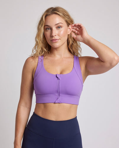 Damen Sport-BH mit Frontreißverschluss von Heidi-Mode
