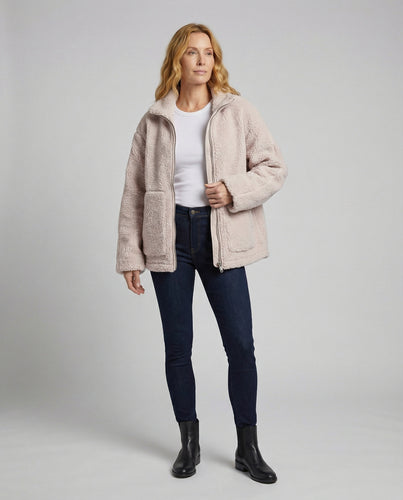 EB | Gemütliche Teddyjacke aus Wolle für Frauen