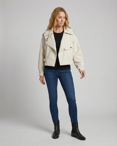 EB | Damen Lederjacke - Schick und Langlebig
