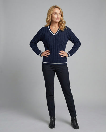 EB | V-Ausschnitt Kuschelsweater