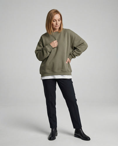 EB | Gemütlicher Übergroßer Strickpullover für Lässiges Schichten