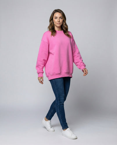 EB | Oversize-Sweatshirt mit Rundhalsausschnitt