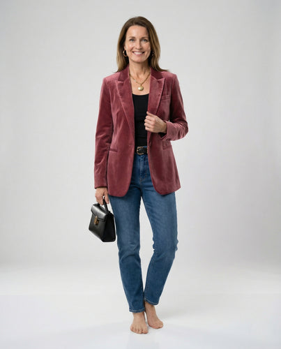 Damen Samt Blazer elegant