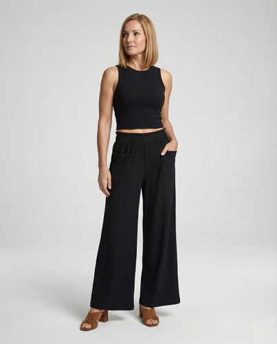 Damen Zweiteiler Set Strick mit Hose