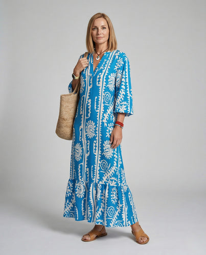 Damen Maxikleid Boho Sommer