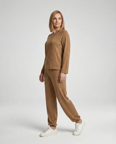 Damen Hausanzug Strick Set