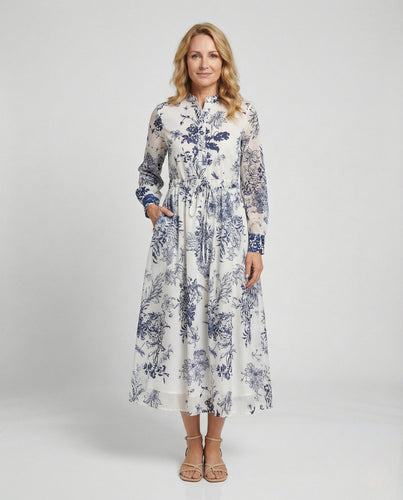 Maxikleid Sommer Damen Empire