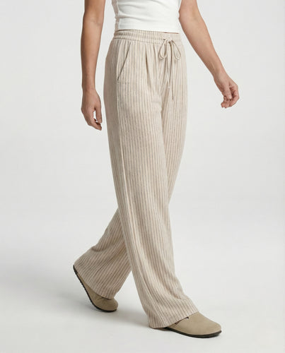 Palazzohose Damen Gerippt