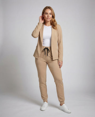 Damen Polyester Anzugset mit lässigem Schnitt & modischem Design | EB