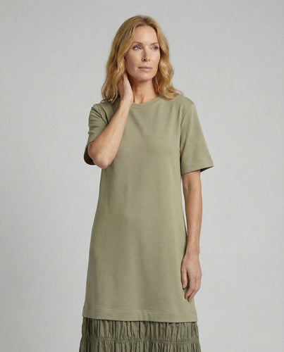 Damen Maxikleid mit Sweatshirt Oberteil