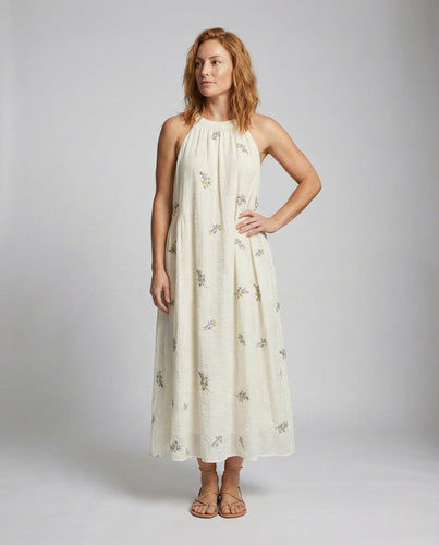 Damen Träger Maxikleid A-Linie mit Taschen