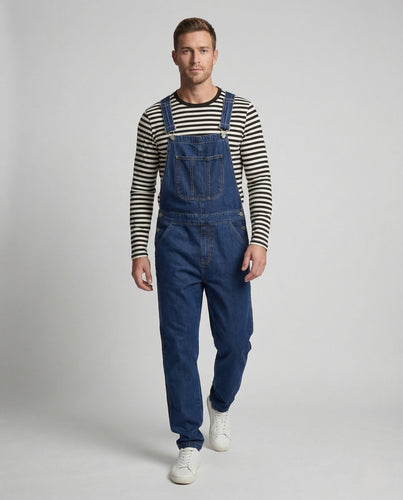 Herren Relax Denim Latzhose