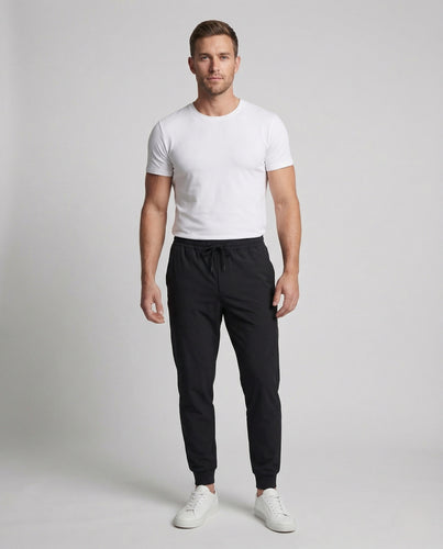 Herren Jogginghose Sport mit Elastischem Bund und Bündchen
