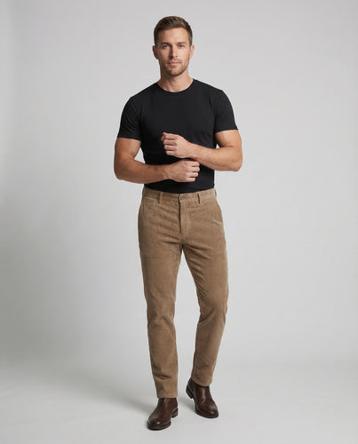 Herren Cordhose Thermofutter Breit