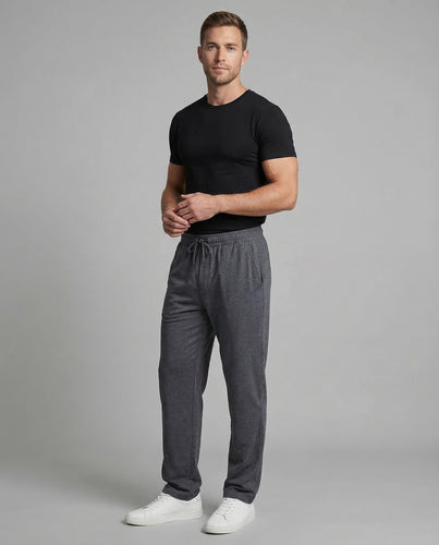 Herren Freizeithose Weit Elastikbund