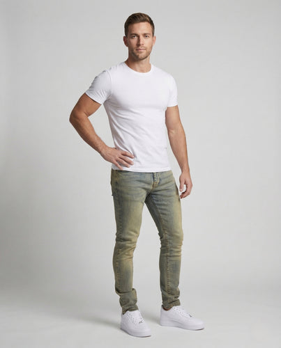Herren Jeans Slim Konisch