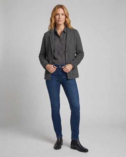 Damen Strickjacke V Ausschnitt